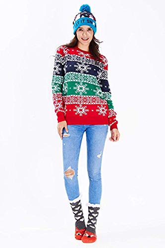 AIDEAONE Women\'s Wool Socks Thick Winter Casual Warm Knitted Slipper Bed Socks