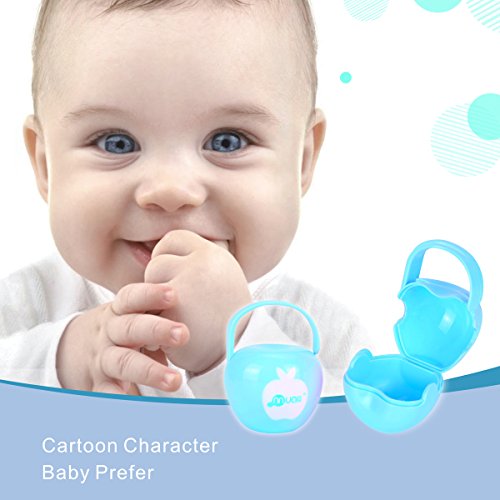 Mumlove Pacifier Case& Nipple Shield Case BPA Free (BLUE) - Thumbnail 4