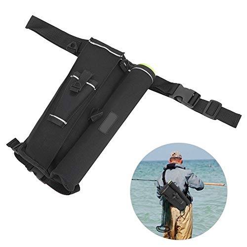 Caiqinlen Juli Geschenk Angelgerätetasche, langlebige, robuste 600D OxfordStoffAngeltasche, zum Entladen von… – Bild 4