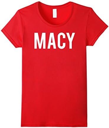 Womens Macy T Shirt - Cool new funny name fan cheap gift tee Large Red