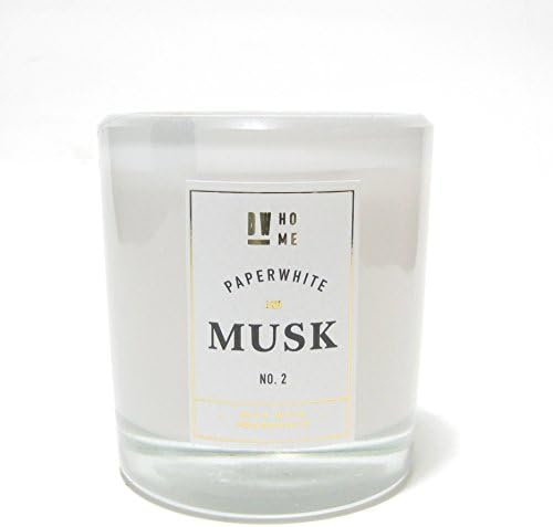Decoware Dw Home Richly Scented Candle Medium 7.95oz --- Medium Paperwhite and Musk