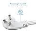 Single Outlet Extension Cord (12 Feet - 2 Pack - White)