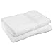 Superior Egyptian Cotton 2-Piece Bath Sheet Towel Set, Oversized Body Towels for Adults and Kids, Large Towel for Bath, Shower, Guest Bathroom, Spa, Gym, Resort, Essentials, Airbnb, White