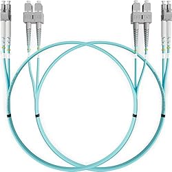 BEYONDTECH LC to SC Fiber Patch Cable Multimode