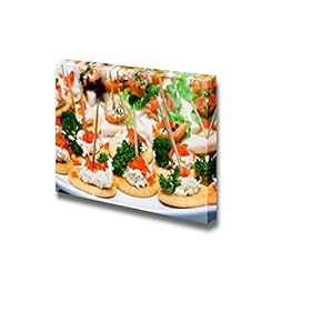 Close Up of Assorted Catering Food Appetizer Wall...