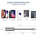 andobil Dongle Headphone Jack Adapter, 3.5mm AUX Headphone Jack Charger Cable Adapter Splitter Compatible with iPhone 7/7 Plus/8/8 Plus/X/Xs/iPad/iPod Touch(Support iOS 12 Previous)