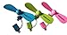 P46 Digital Mini Fan 2-in-1 Mini for iPhone/iPad and Android - Pink/Blue/Green - 3 Piece