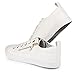 Twisted Women's ALLEY Faux Leather Fashion Sneaker with Decorative Zipper - ALLEY14 WHITE, Size 9