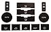 VW Touareg AC Button Repair Kit - Fits 2004 -2009 Models Dealer Grade Overlay Vinyl Decals
