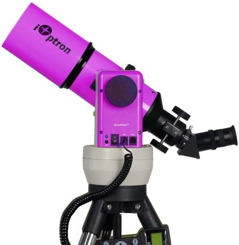 iOptron SmartStar-A-R80 8602P GPS Computerized Telescope with Dual AltAz/EQ Mount (Pulsar Purple)