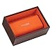 STACKERS jewellery box | chocolate & bright orange watch & bracelet pad stacker accessory
