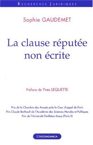 La  clause réputée non écrite