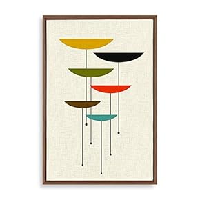 Framed Canvas Wall Art Abstract Colorful Canvas Prints Home Artwork Decoration for Living Room,Bedroom - 16x24 inches