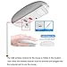 Artusi Wireless Mouse for Laptop Mac iMac MacBook Pro MacBook Air Computer PC Chromebook Windows Rechargeable Wireless Mouse with USB C Adapter (White 2.4G Wireless Mouse (No Bluetooth))