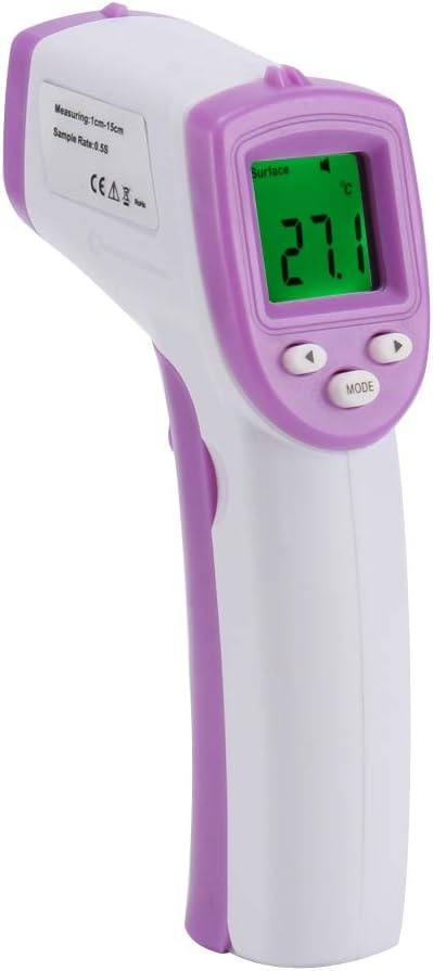 YHOM Digital Body Thermometer Infrared Thermometer Non-contact Forehead Temperature Measurement Tool for Baby/Adult