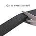 Yotache Door Insulation and Soundproofing Tape 2 Rolls 3/4 Inch Wide X 3/8 Inch Thick, Foam Draft Gasket Tape 10mm Thick and Black, Total 13 Feet Long (2 X 6.5 Ft Each)