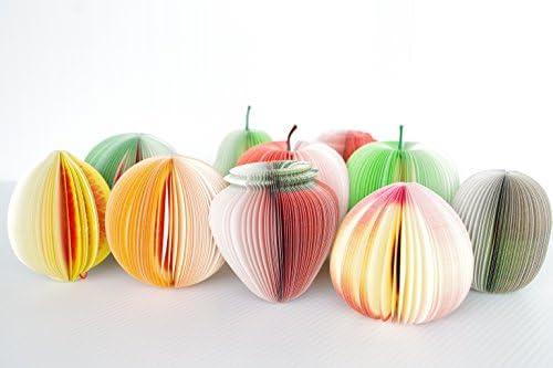 Notepad solid fruit memo 3D memo Notepad like genuine fruit 10 types of set