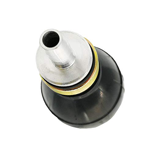 Amrxuts 8mm 5/16" Black Bulb Type Rubber Fuel Transfer Vacuum Fuel Line Hand Primer Gasoline Petrol Diesel Pump for Marine Boat Accessories