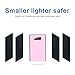 Polanfo M50000 Portable Power Bank 12000mAh External Battery Charger, Ultra Slim Design with 2 USB Ports for iPhone7 Plus 6s 6 Plus, iPad, Samsung Galaxy and More (Pink)