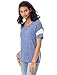 Alternative Women's Eco Jersey Powder Puff Tee, Eco Pacific Blue/Eco Ivory, X-Large