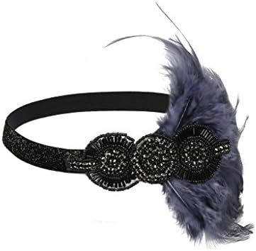 Art Deco Inspired Gatsby Crystal Flapper Headband 1920s Headpiece Vintage Wedding Accessories