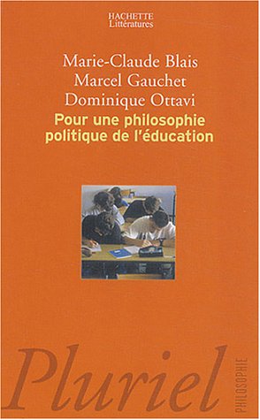 Pour une philosophie politique de l'éducation