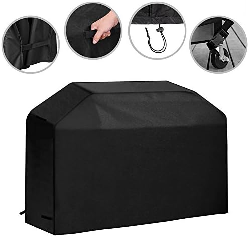 58 inch Grill Cover Waterproof Outdoor BBQ Gas Grill Cover Heavy Duty for Weber, Char Broil, Holland, Brinkmann, DCS and Jenn Air