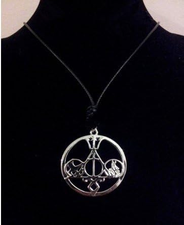 The Novel Classic Movie Necklace Mix the Mortal Instruments /Hunger Games Divergent/ Percy Jackson/ Harry Potter for Collection-（silver）