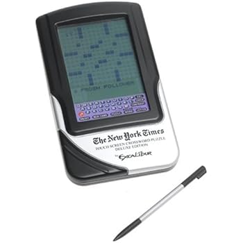 Amazon.com: Excalibur New York Times Touch Screen Crossword Puzzle Deluxe: Toys &amp; Games