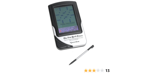 Amazon Com Excalibur New York Times Touch Screen Crossword Puzzle Deluxe Toys Games