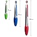Premium Stainless Steel Kitchen Tongs With Silicone Tips For Cooking, Barbecue and Grill 3 Set 7- 9- 12 Inch