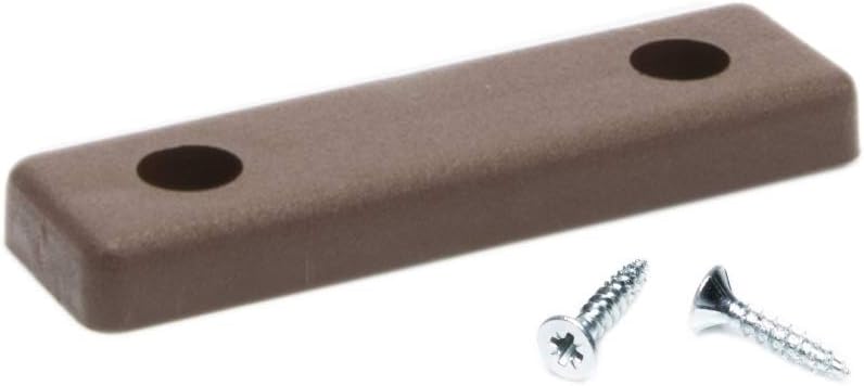 20 x Floor spacers/Furniture Pads/Screw-on Furniture feet, Brown, Pack of 20 - Image 3