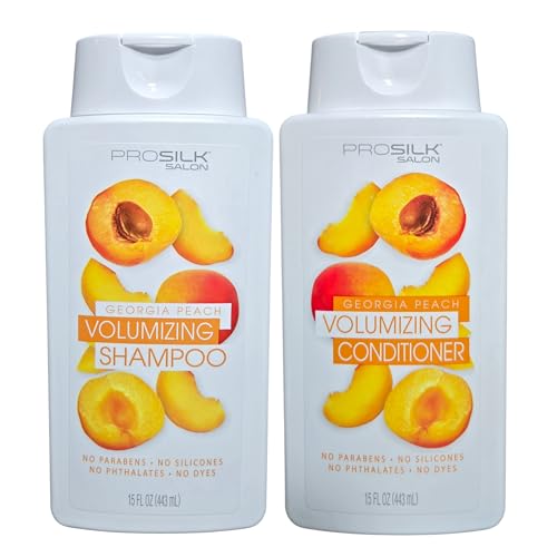 SHAMPOO & CONDITIONER MOISTURIZING PRO SILK GEORGIA PEACH VOLUMIZING 15oz | PK 2 |