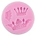 niceeshop(TM) Crown Shape Silicone Cake Molds Decoration Fondant Cookie Baking Mold ,Pink