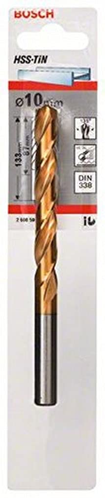 Bosch 2608596751 HSS-TiN DIN 338 Metal Drill Bits