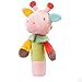 Cartoon Stuffed Animal Baby Soft Plush Hand Rattle Toys Infant Dolls Squeaker Sticks for Toddlers