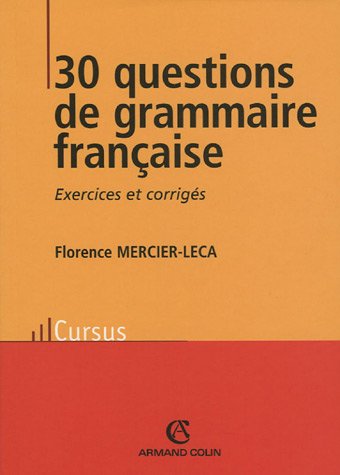 30 questions de grammaire française