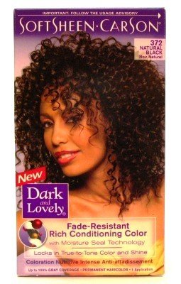 Dark & Lovely Color #372 Natural Black (6 Pack)
