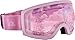 Retrospec Traverse G1 Ski, Snowboard, and Snowmobile Goggles, Dusk / Rose Lens
