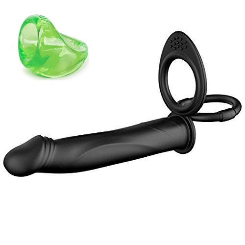 VÃ®brating Dual Ã€nal DÃ®ldo & Sling CÃ´ckrÃ®ng Set