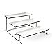 Sweese Three Tiered Serving Stand - Sturdier Food Server Display Rack with Rectangular Porcelain Platters/Trays for Parties …
