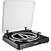Audio-Technica AT-LP60BK-USB Fully Automatic Belt-Drive Stereo Turntable (USB & Analog) Premium Bundle with Extra Stylus Needle And Deluxe Cleaning System
