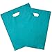100 12x15 Glossy Purple and Teal Plastic Merchandise Bags w/die cut handles