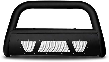 Armordillo USA 7169036 Mesh Bull Bar Bumper Guard - Matte Black Fits 2005-2015 Toyota Tacoma