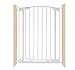 Bindaboo Hallway Pet Gate, Swing Closed, White, Extra-Tall