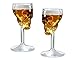 Skull Shot Glass 2 Pieces Double Shot 75 Milliliter 2.5 Ounce Whiskey Glass