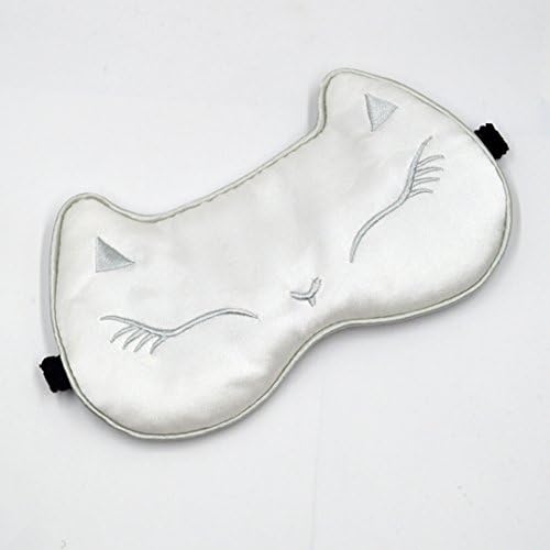 Abby Masque De Sommeil Le Chat De Mascara Ultra Doux De Type Masque De Nuit Cache Yeux Bandeau De Nuit Blanc Amazon Fr Hygiasne Et Soins Du Corps