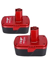 Paquete de 2 baterías de litio de repuesto para Craftsman C3 XCP Craftsman de 19,2 V, batería 130279005 1323903 130211004 11045 315.115410 315.11485