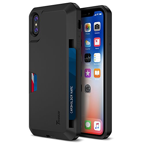Trianium-iPhone-X-Wallet-Case-Walletium-Series-for-Apple-iPhone-x-iPhone-10-Case-Wallet-Credit-Card-TPU-Cushion-Protective-Holder-Enhanced-Grip-Card-Slot-Holder-Cover-Heavy-Duty-Protection