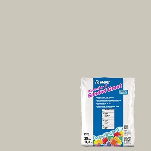 MapeiKeracolor S Alabaster Cementitious Sanded Powder Grout - 25LB Bag